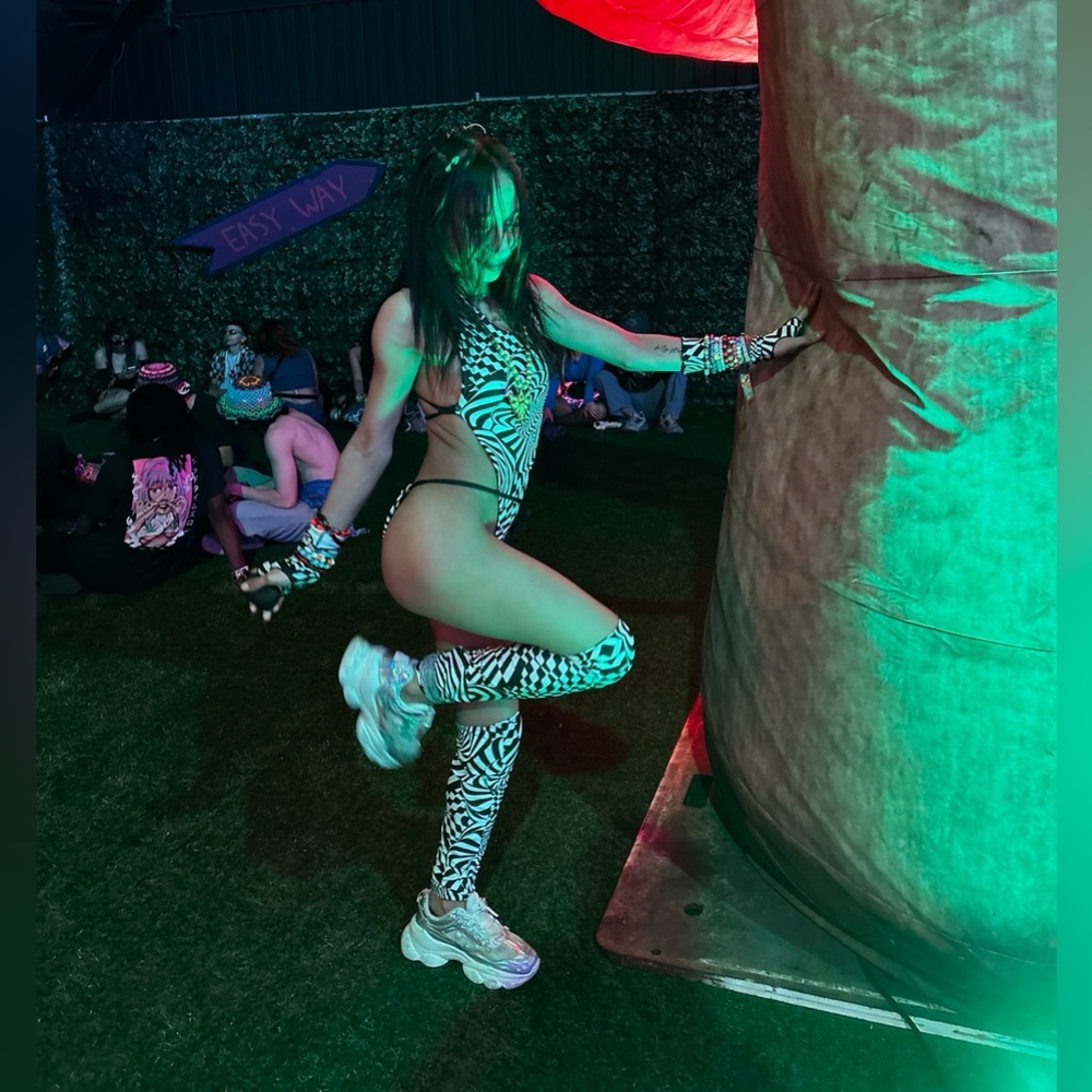 A full rave outfit from freedom rave shop